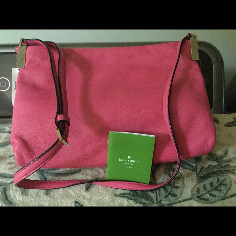 New Kate Spade Soft pink leather Crossbody